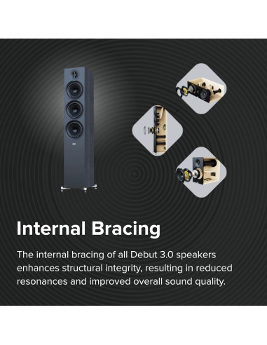 Altavoces de Estantería ELAC Debut 3.0 DB53-BK 5.25"