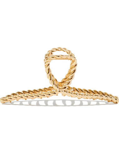 Clip de Garra de Metal Dorado Kitsch - Diseño Elegante 1 Pc