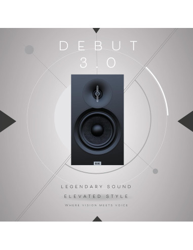 Altavoces de Estantería ELAC Debut 3.0 DB53-BK 5.25"