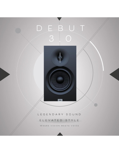 Altavoces de Estantería ELAC Debut 3.0 DB53-BK 5.25"