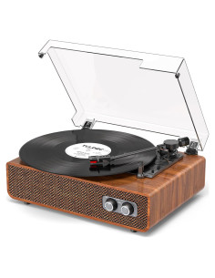 Reproductor de Vinilo Bluetooth TANLANIN TE-2018LW-TA 3 Velocidades