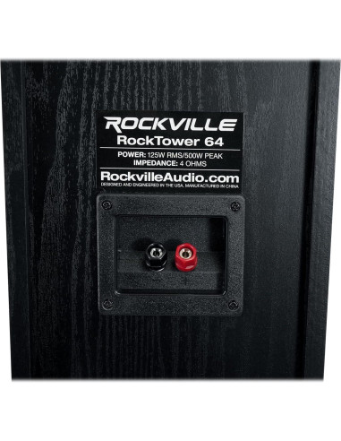 Altavoz Torre Pasivo Rockville RockTower 64B 4 Ohm 500W Negro