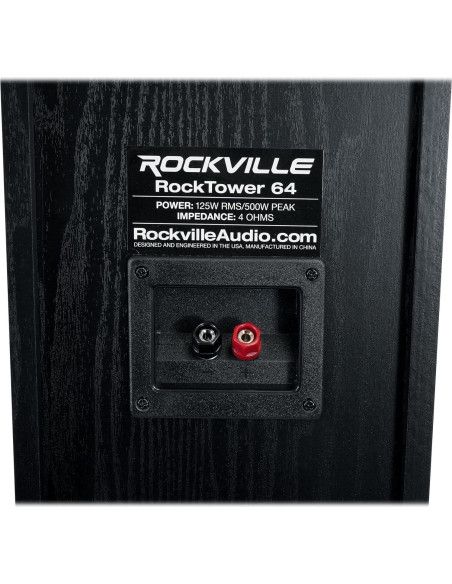 Altavoz Torre Pasivo Rockville RockTower 64B 4 Ohm 500W Negro