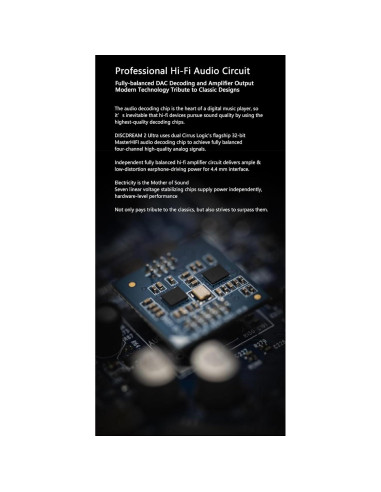 Reproductor de CD Portátil MOONDROP DISCDREAM 2 Ultra 4.4mm