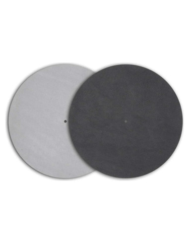 Alfombrilla de Platter de Cuero Pro-Ject PLEATHERITB Negra