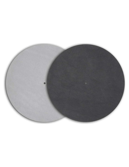 Alfombrilla de Platter de Cuero Pro-Ject PLEATHERITB Negra