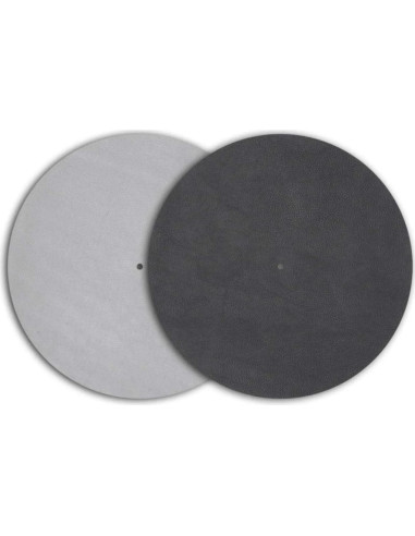Alfombrilla de Platter de Cuero Pro-Ject PLEATHERITB Negra