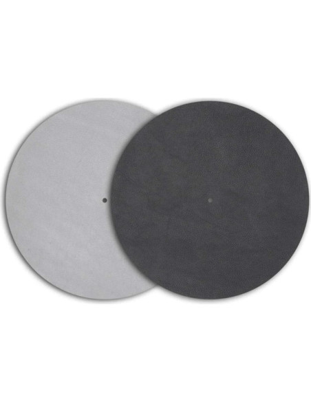 Alfombrilla de Platter de Cuero Pro-Ject PLEATHERITB Negra