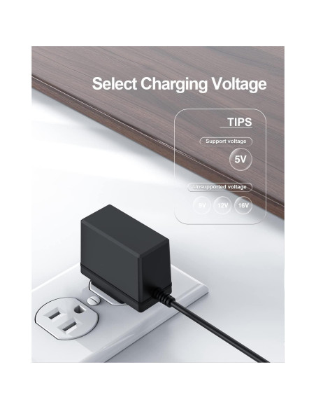 Cargador 5V Pwept para Tocadiscos Victrola VSC-550BT