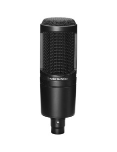 Micrófono de condensador cardioide Audio-Technica AT2020 con brazo y cable XLR 2