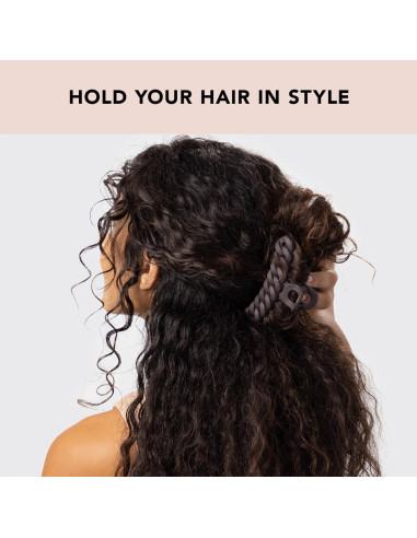 Set de 3 Clips de Garra Grandes Kitsch para Cabello Grueso