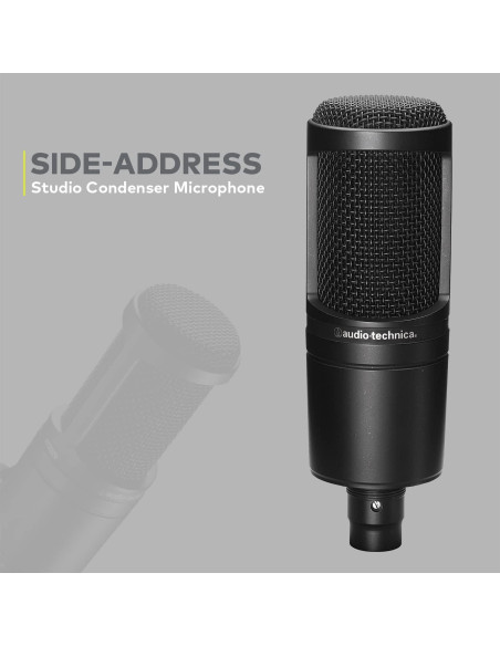Micrófono de Estudio Audio-Technica AT2020 con Accesorios