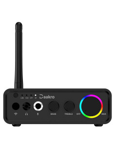 Amplificador Estéreo HiFi Daakro M19-BT 100W x 2 Bluetooth