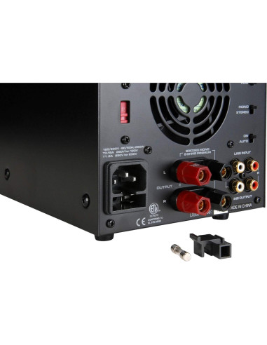 Amplificador de Potencia Dayton Audio APA150 150W 2 Canales