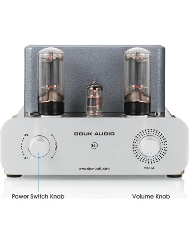 Amplificador de Válvula HiFi Douk Audio F5 Clase A 6W Estéreo