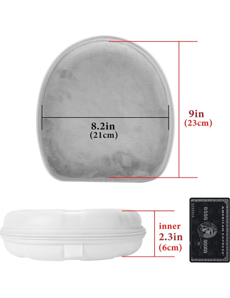 Funda Dura Geekria para Auriculares Audio-Technica - Blanca