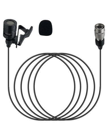 Micrófono Lavalier Audio-Technica Hirose 4 Pines Unidireccional
