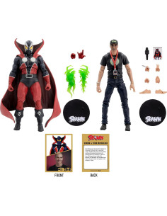 Figuras de acción McFarlane Toys Spawn y Todd McFarlane 2pk 2