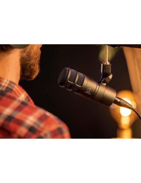 Micrófono Dinámico Hypercardioide Audio-Technica AT2040 + Brazo + Cable XLR 6m