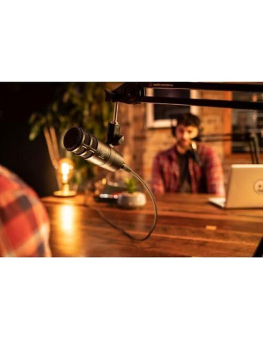 Micrófono Dinámico Hypercardioide Audio-Technica AT2040 + Brazo + Cable XLR 6m