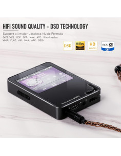 Reproductor MP3 Bluetooth H2 Touch 32GB Alta Resolución 2