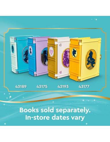 LEGO Disney Princesas Ariel, Bella, Cenicienta y Tiana 43193