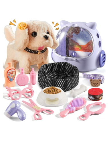 16 Juguetes de Perro Robot Vanvimen para Niñas 3-10 Años