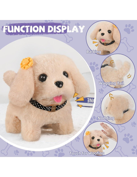 16 Juguetes de Perro Robot Vanvimen para Niñas 3-10 Años