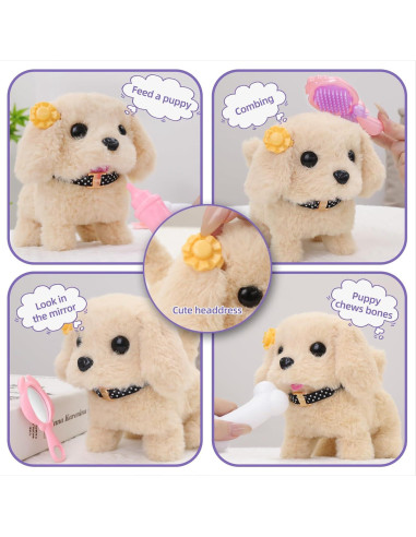 16 Juguetes de Perro Robot Vanvimen para Niñas 3-10 Años