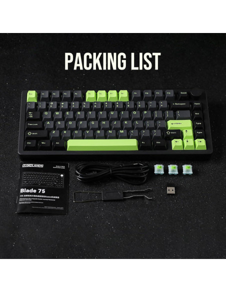 Teclado Mecánico Inalámbrico MechLands Blade75 RGB 4000mAh