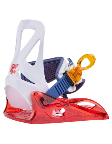 Fijaciones de Snowboard Burton Grom Rojo Multi Mediano