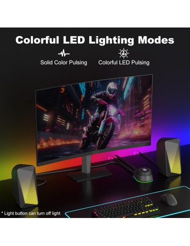 Altavoces de Computadora 2.0 Soulion C30 USB y Bluetooth