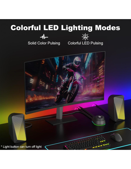 Altavoces de Computadora 2.0 Soulion C30 USB y Bluetooth