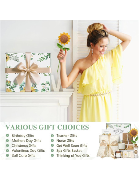 Canasta de Regalo de Cuidado Personal EIRNAY para Mujeres 12PCS