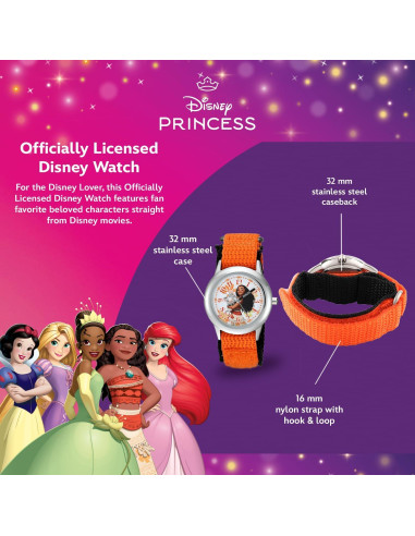 Reloj Disney Moana para Niñas 3-7 Años - Pantalla Analógica