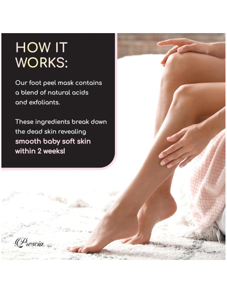 Mascarilla Exfoliante para Pies Crescena - Suaviza Talones Agrietados