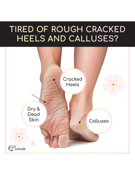 Mascarilla Exfoliante para Pies Crescena - Suaviza Talones Agrietados