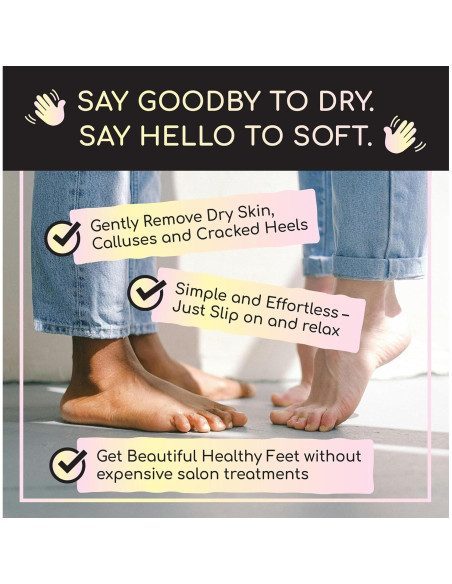 Mascarilla Exfoliante para Pies Crescena - Suaviza Talones Agrietados