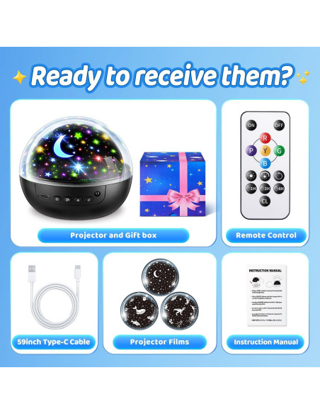 Proyector Luz Nocturna Dinosaurios PIKOY 31 Colores 360