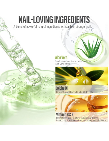 Aceite para Uñas CHUCHU con Jojoba y Aloe Vera 59g