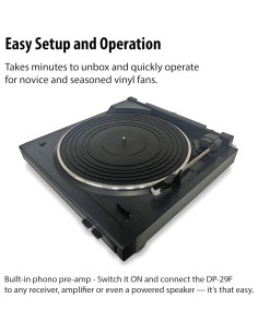 Tocadiscos Automático Denon DP-29F con Ecualizador Phono RIAA 2