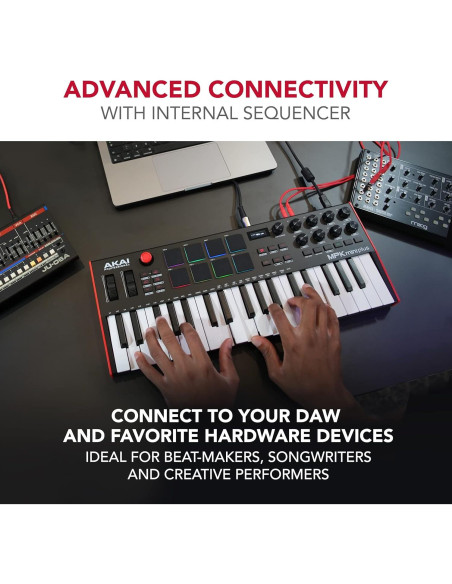 Paquete Estudio Grabación Akai MPK Mini Plus + M-Audio AIR 192x4