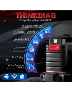 Escáner OBD2 Bluetooth Thinkdiag - Diagnóstico Completo 15+ Funciones 2