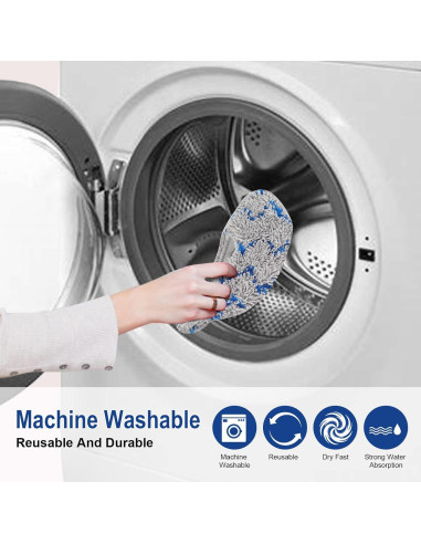 Paños de Mopa Reutilizables Sgizoku para Ecovacs Deebot - 4 Pzs