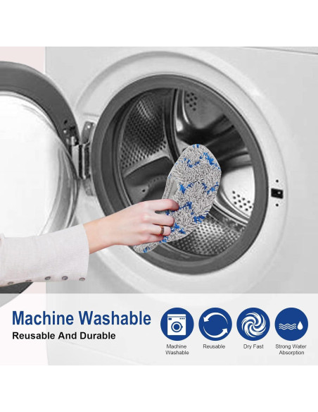 Paños de Mopa Reutilizables Sgizoku para Ecovacs Deebot - 4 Pzs