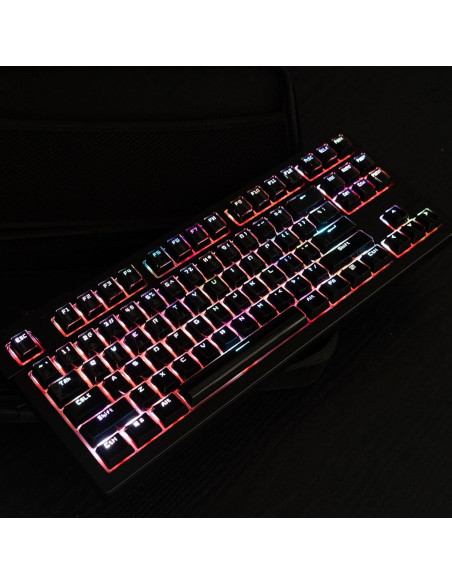 Conjunto de Teclas Mintcaps Cristal Negro 134 Teclas OEM