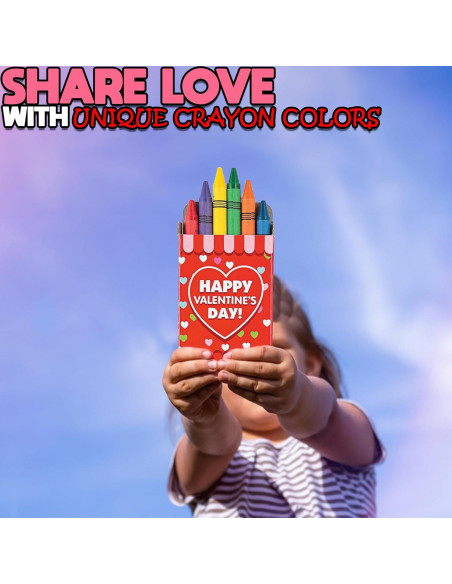 Crayones en forma de corazón Fun Express 24 unidades no tóxicos