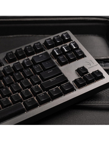 Conjunto de Teclas Mintcaps Cristal Negro 134 Teclas OEM