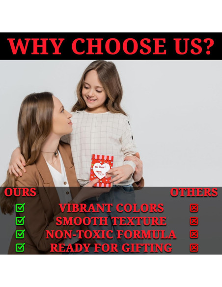 Crayones en forma de corazón Fun Express 24 unidades no tóxicos