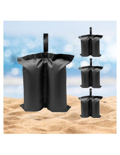 Juego de 4 bolsas de peso para toldo WPIC - Soporta 63.5 kg